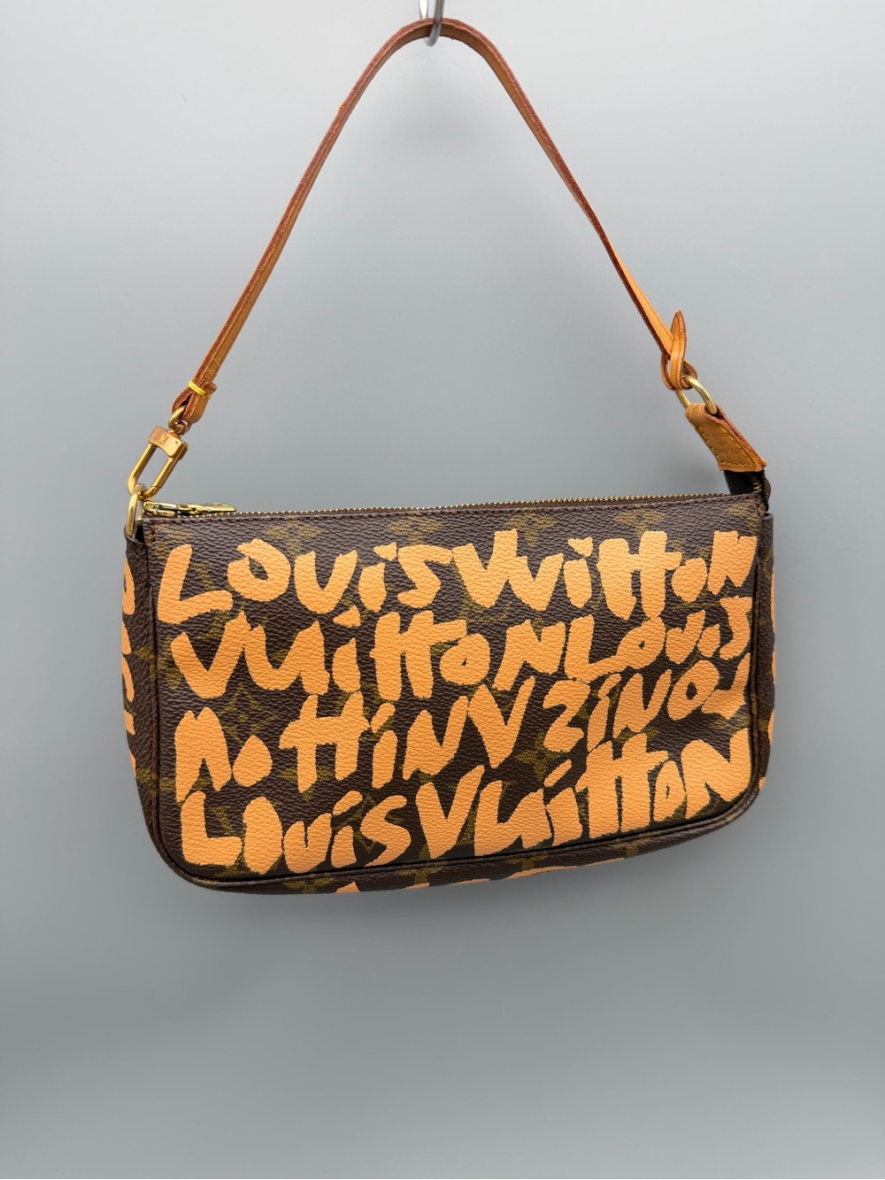 Louis Vuitton Stephen Sprouse Orange Graffiti Canvas Pochette Accessoires